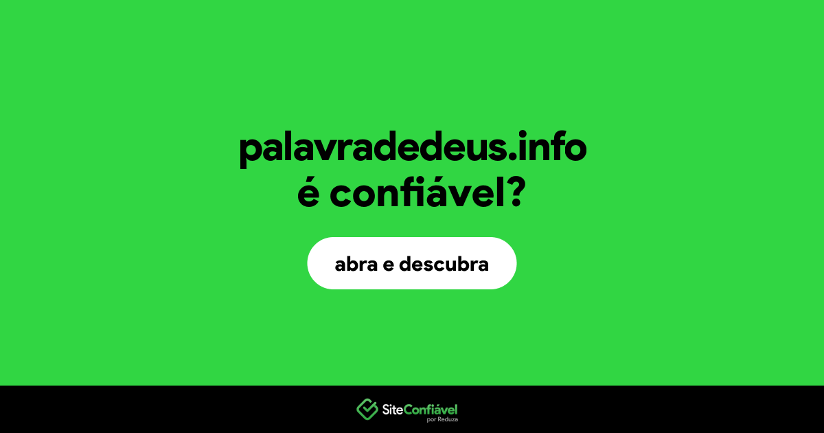 O site palavradedeus.info é confiável?