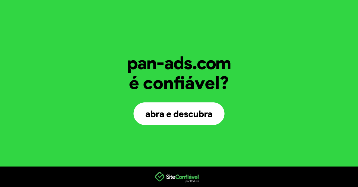 O site pan-ads.com é confiável?