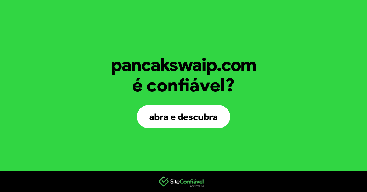O site pancakswaip.com é confiável?
