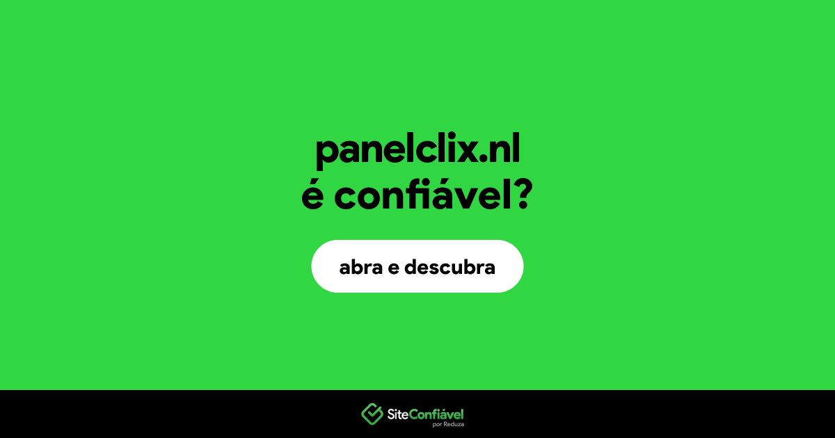 O site panelclix.nl é confiável?