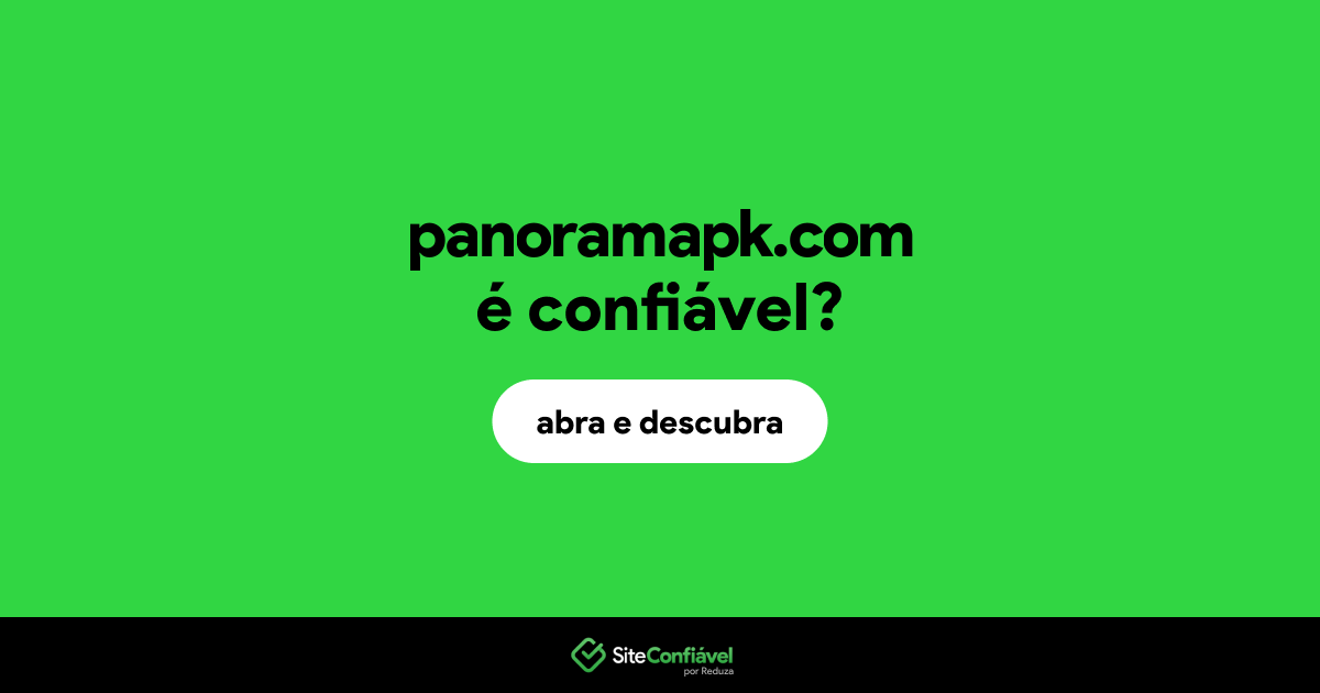 O site panoramapk.com é confiável?
