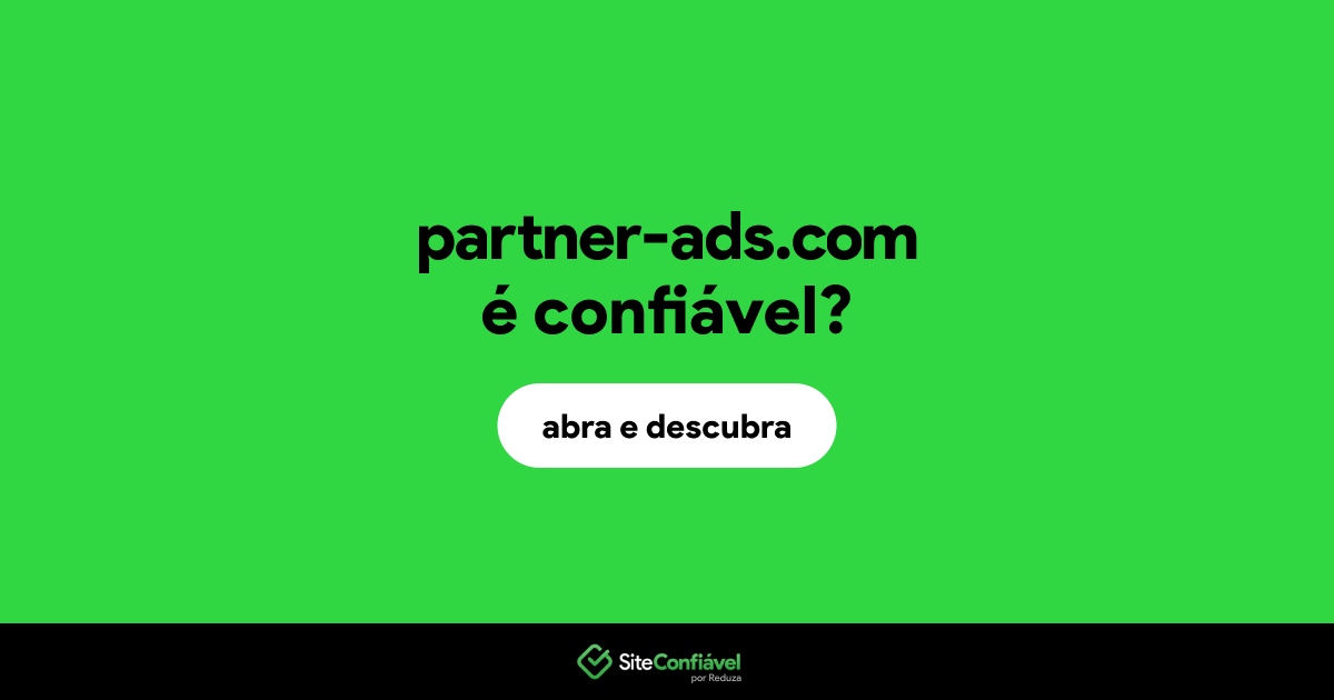 O site partner-ads.com é confiável?