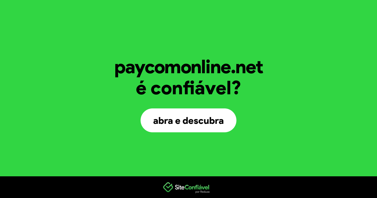 O site paycomonline.net é confiável?