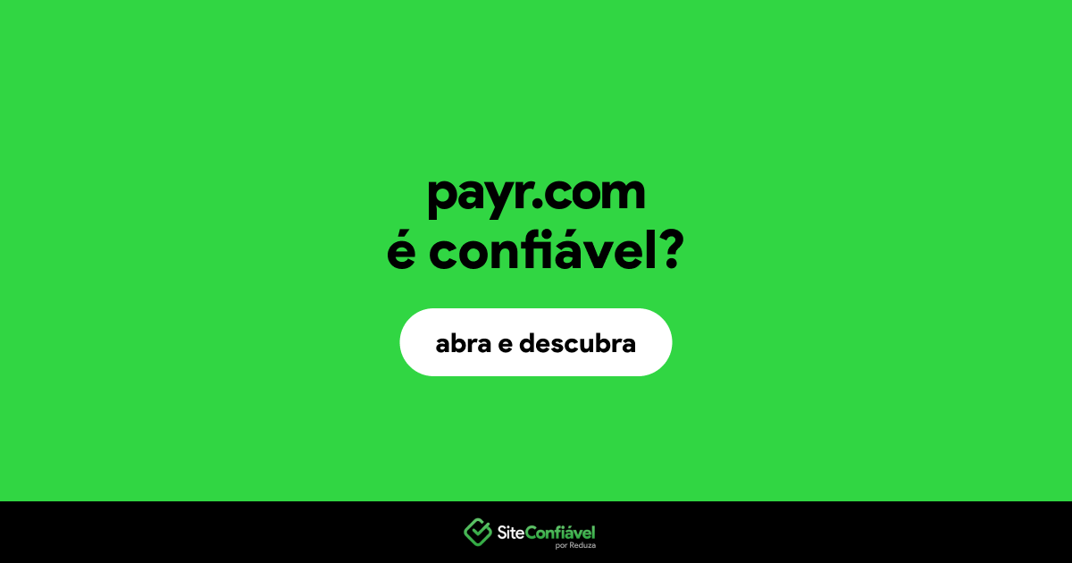 O site payr.com é confiável?