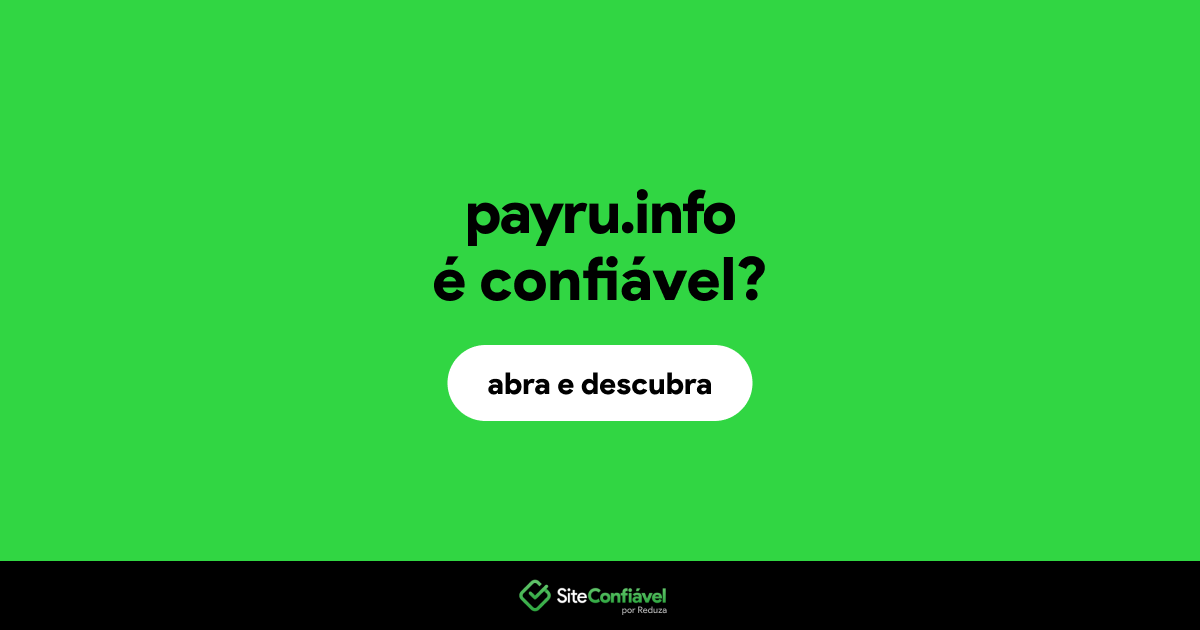 O site payru.info é confiável?
