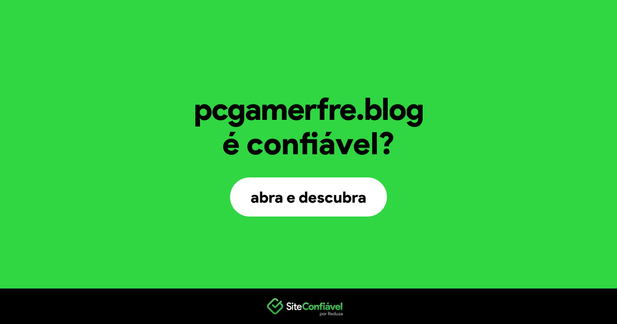 O site pcgamerfre.blog é confiável?