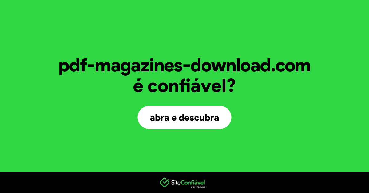 O site pdf-magazines-download.com é confiável?