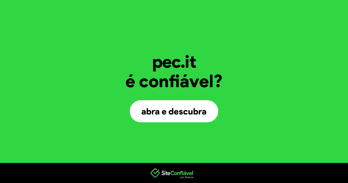 O site pec.it é confiável?