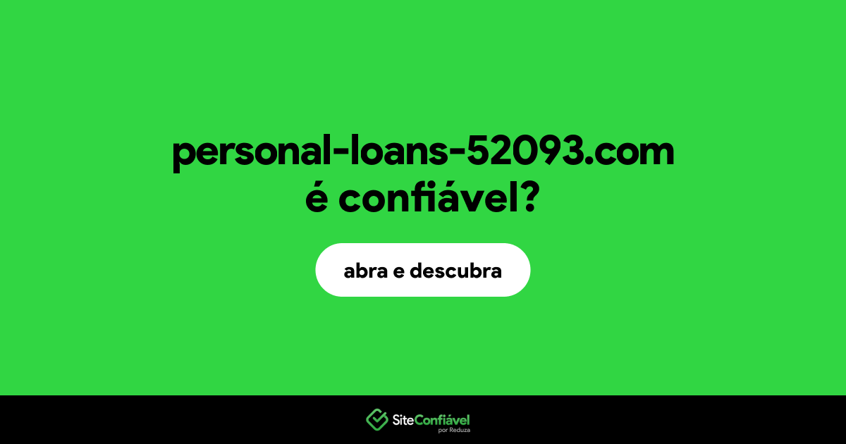 O site personal-loans-52093.com é confiável?
