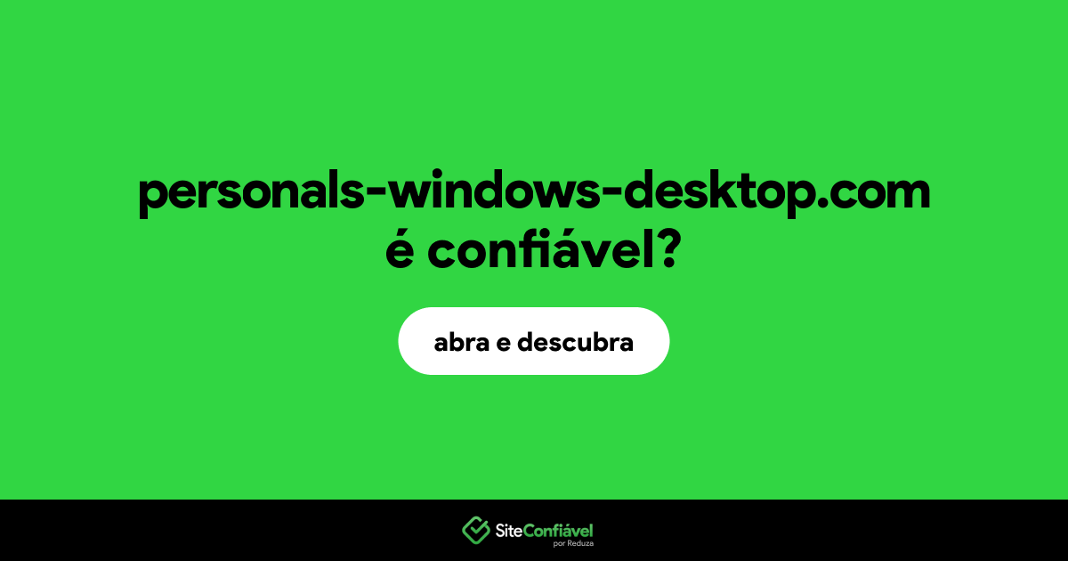 O site personals-windows-desktop.com é confiável?