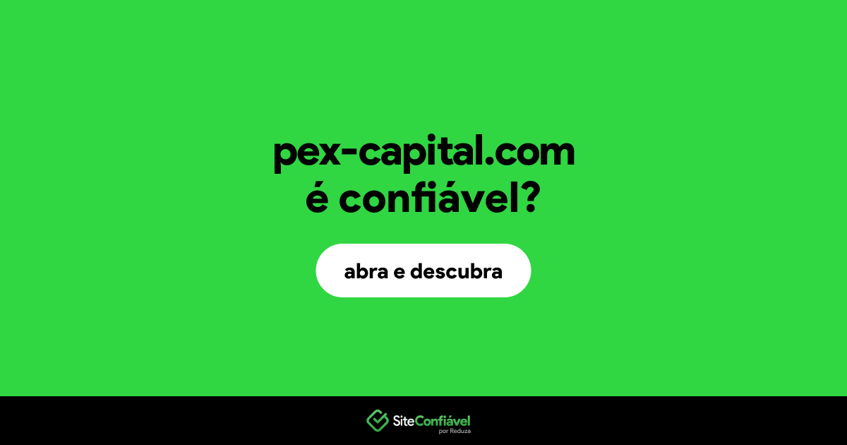 O site pex-capital.com é confiável?