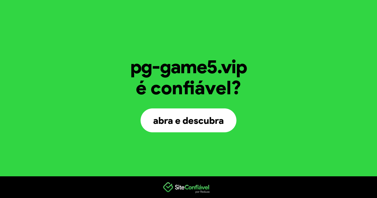O site pg-game5.vip é confiável?