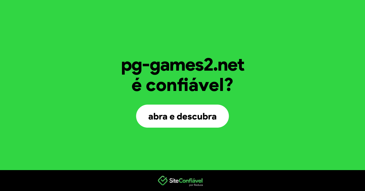 O site pg-games2.net é confiável?