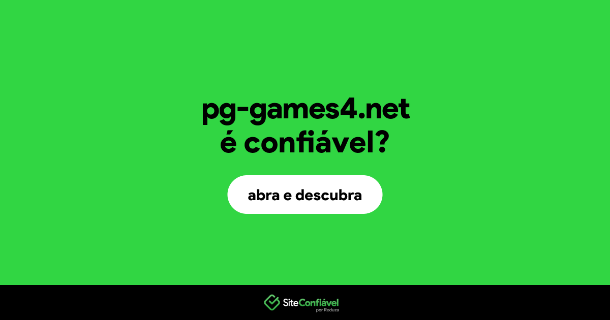 O site pg-games4.net é confiável?