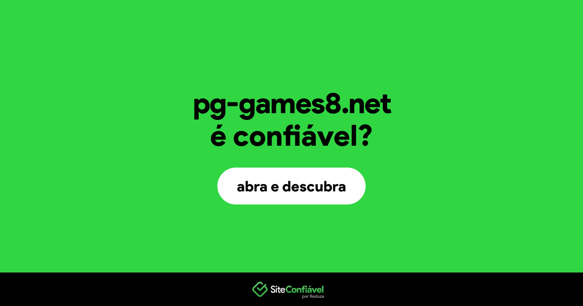 O site pg-games8.net é confiável?