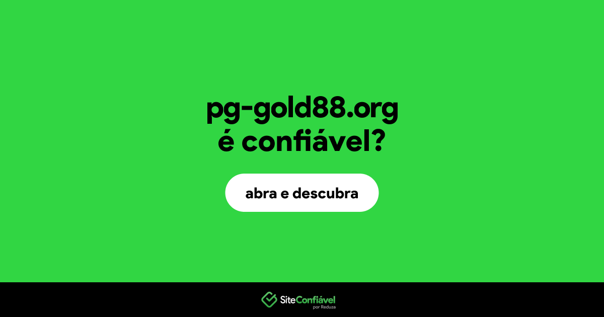O site pg-gold88.org é confiável?