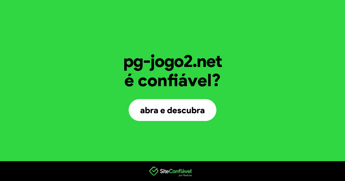 O site pg-jogo2.net é confiável?