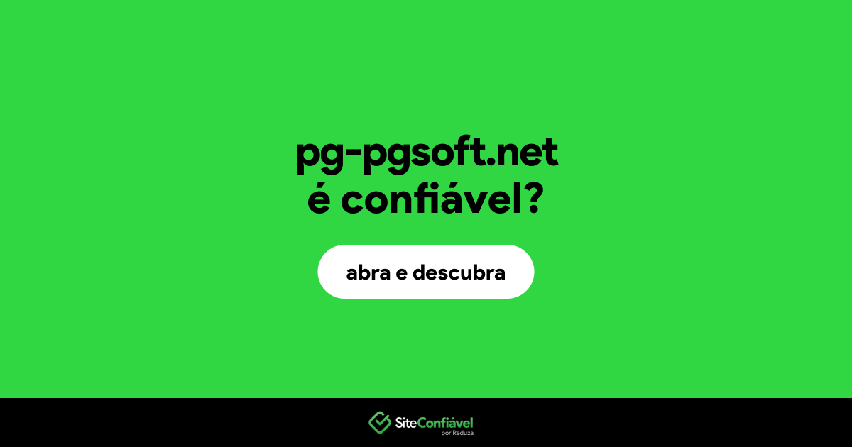 O site pg-pgsoft.net é confiável?