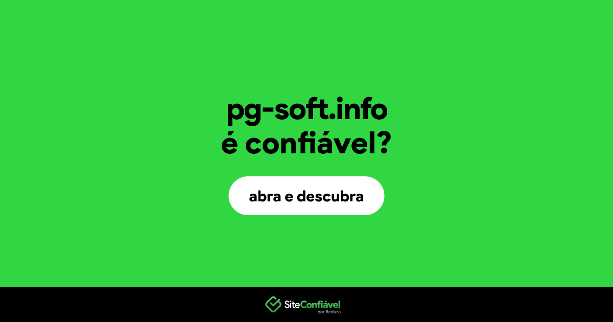 O site pg-soft.info é confiável?