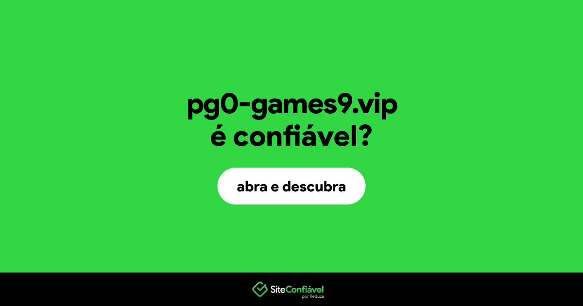O site pg0-games9.vip é confiável?