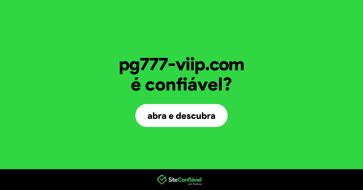 O site pg777-viip.com é confiável?