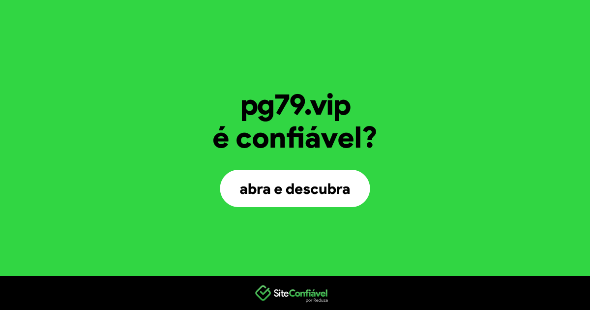O site pg79.vip é confiável?