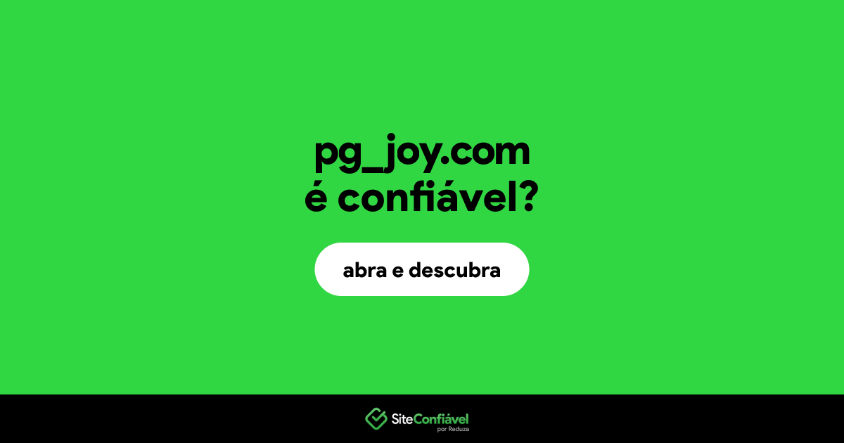 O site pg_joy.com é confiável?