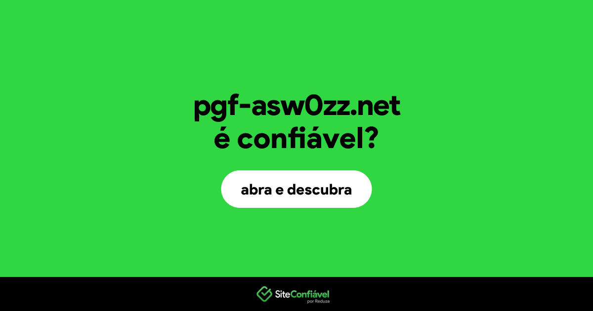 O site pgf-asw0zz.net é confiável?
