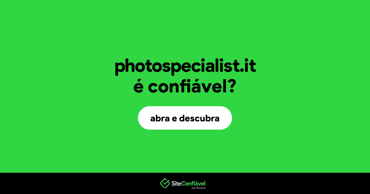O site photospecialist.it é confiável?