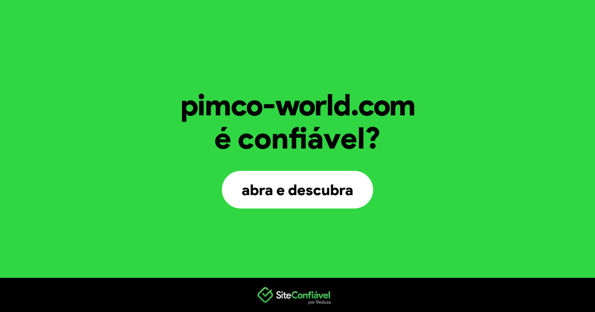 O site pimco-world.com é confiável?