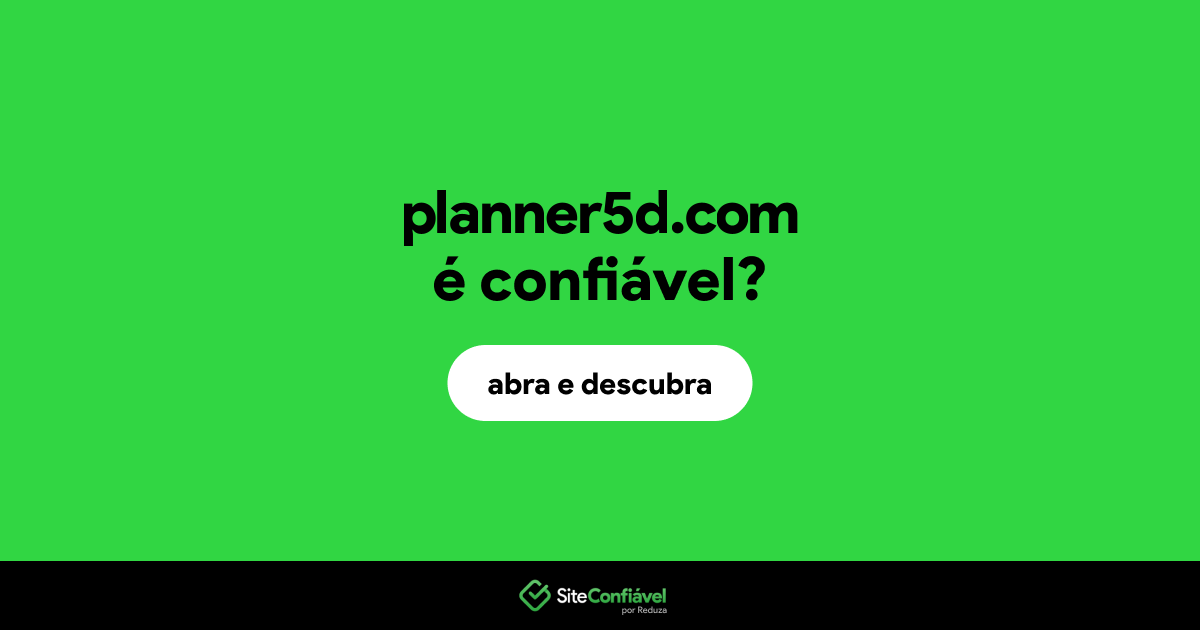 O site planner5d.com é confiável?