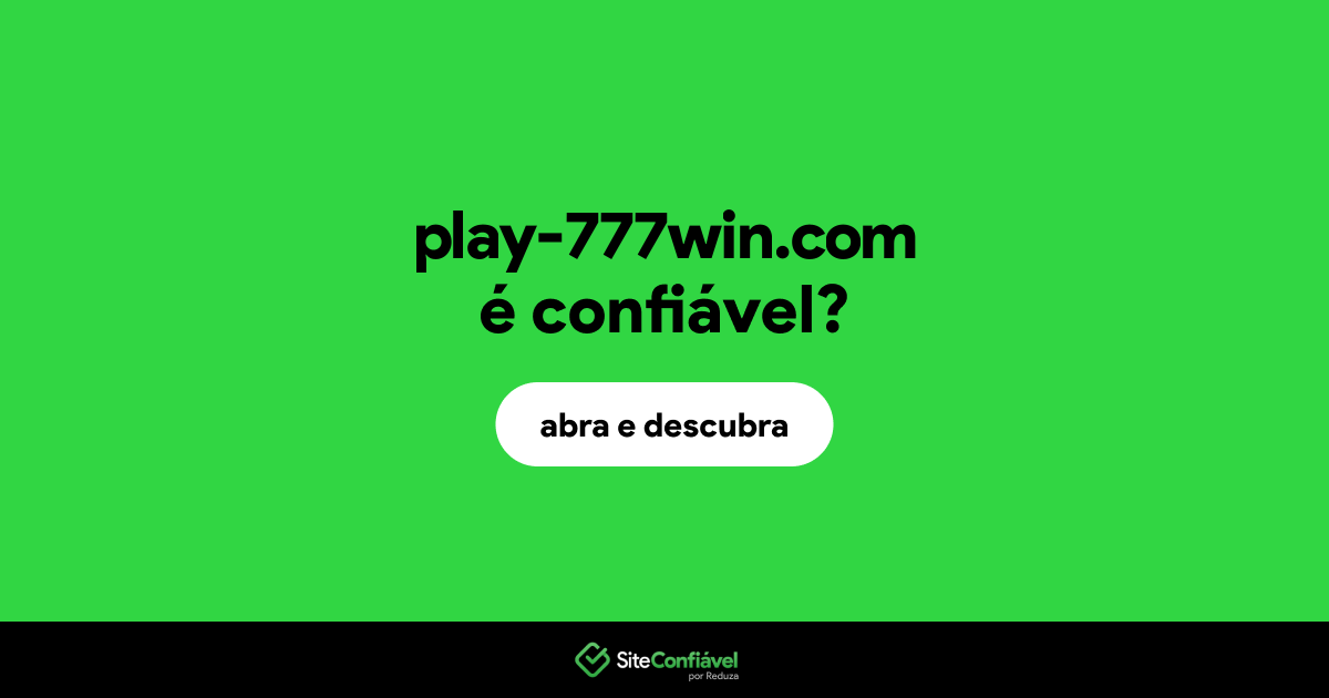 O site play-777win.com é confiável?
