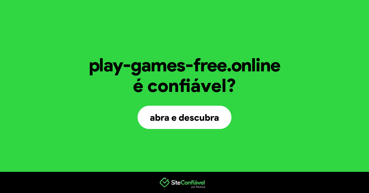 O site play-games-free.online é confiável?