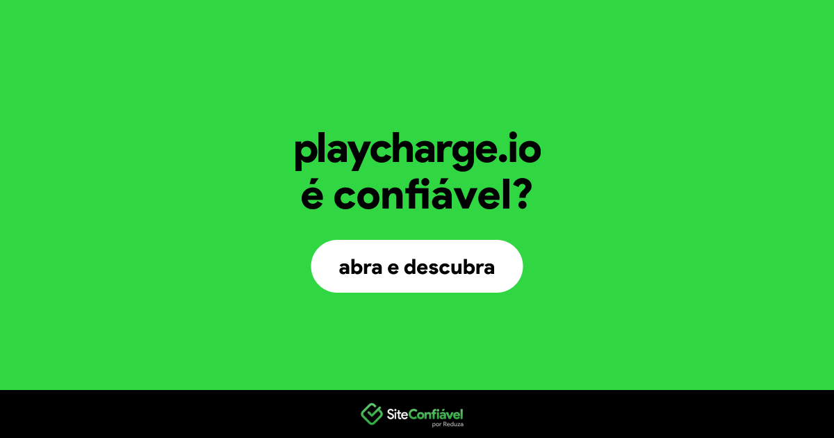 O site playcharge.io é confiável?