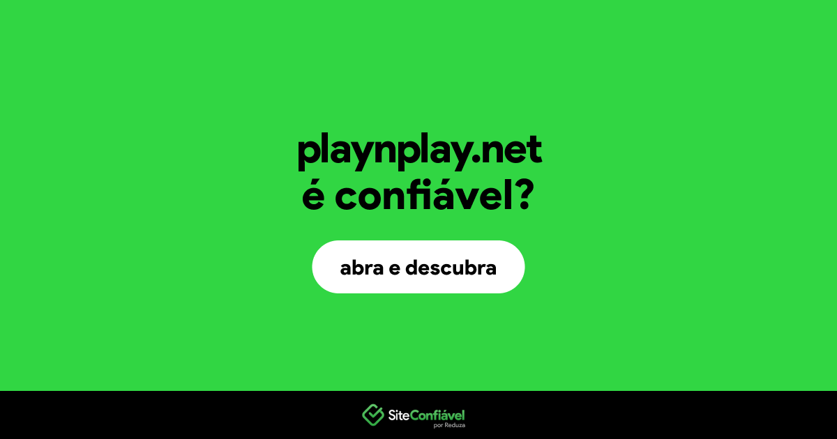 O site playnplay.net é confiável?