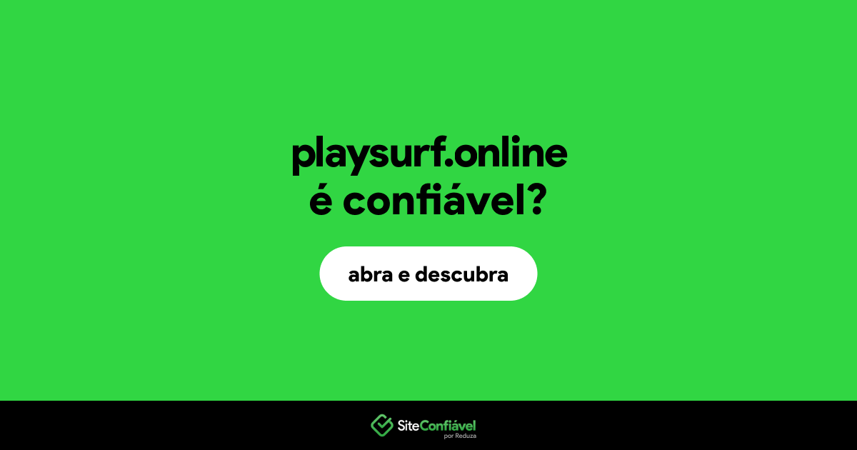 O site playsurf.online é confiável?