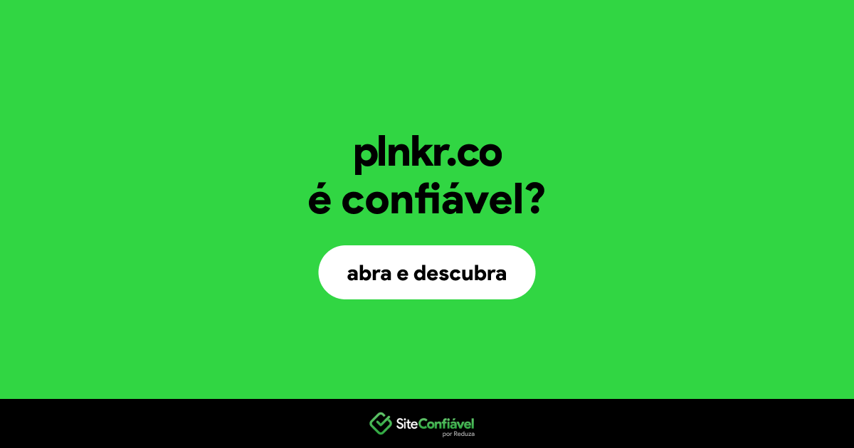 O site plnkr.co é confiável?