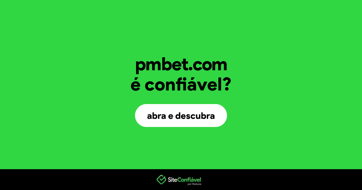 O site pmbet.com é confiável?