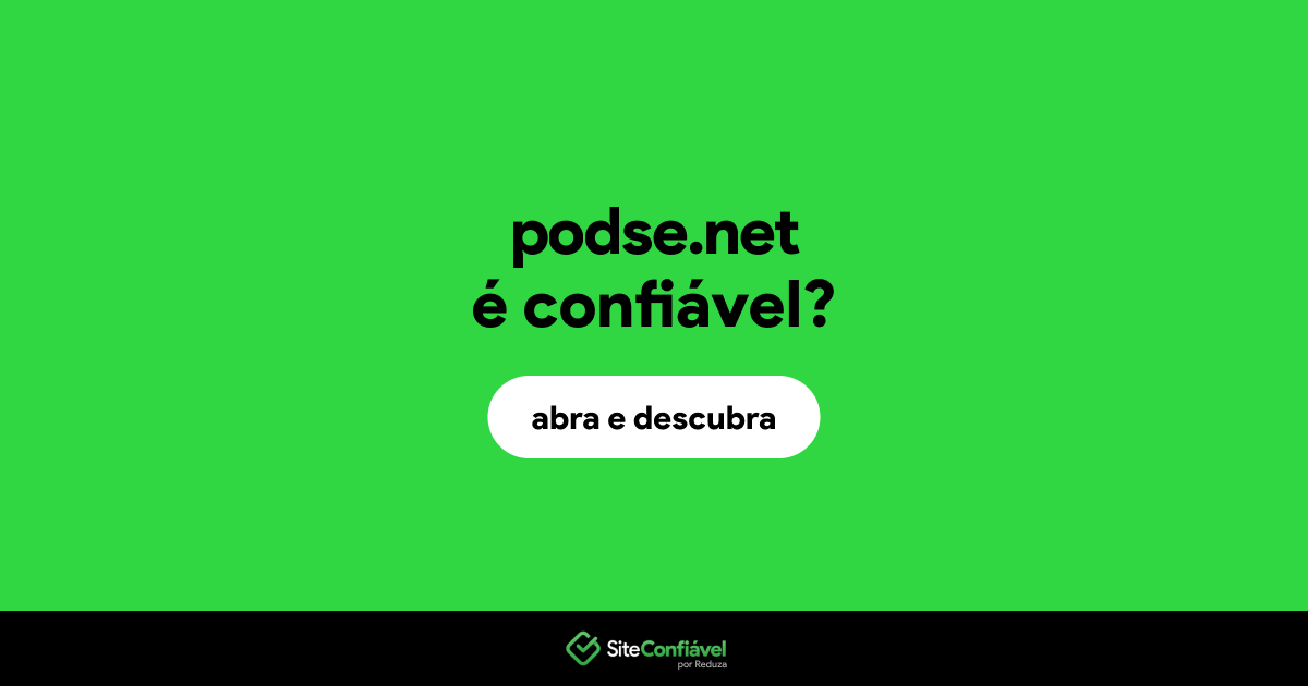 O site podse.net é confiável?