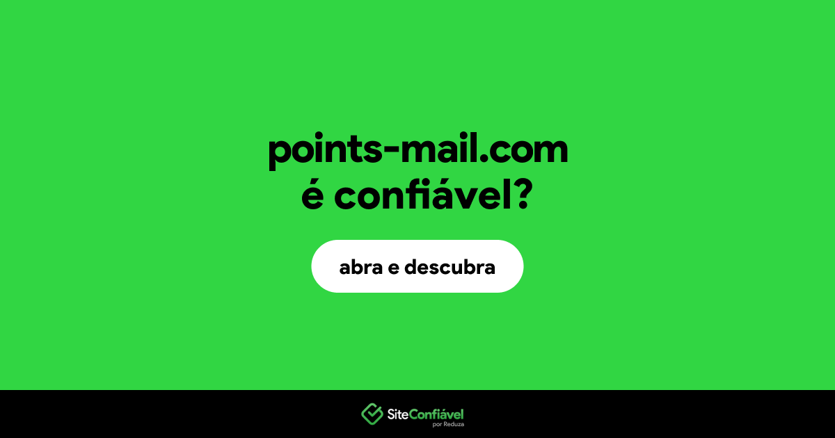 O site points-mail.com é confiável?