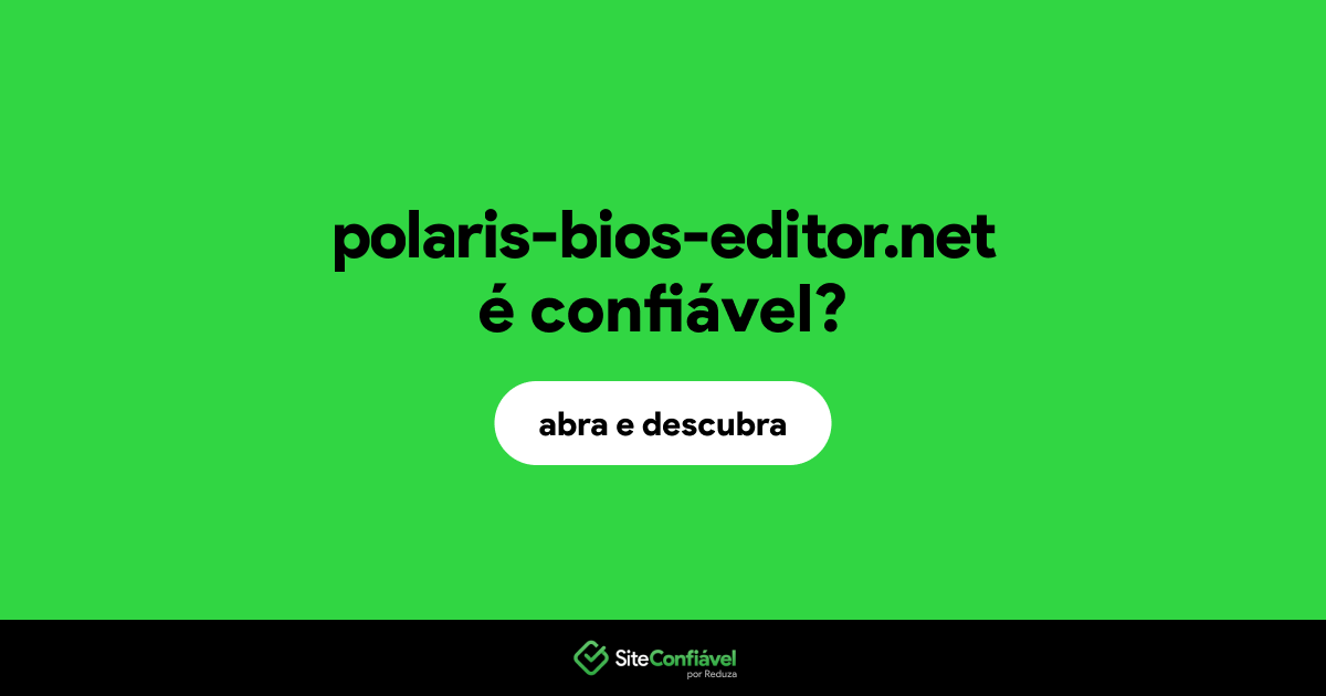 O site polaris-bios-editor.net é confiável?