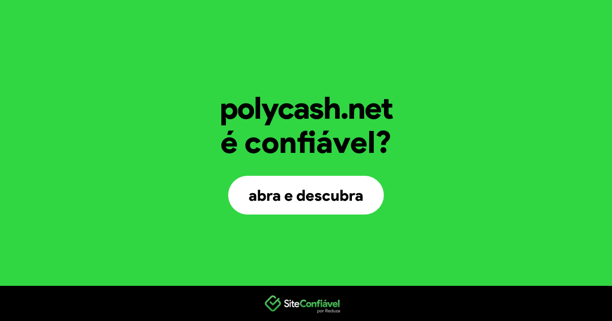O site polycash.net é confiável?
