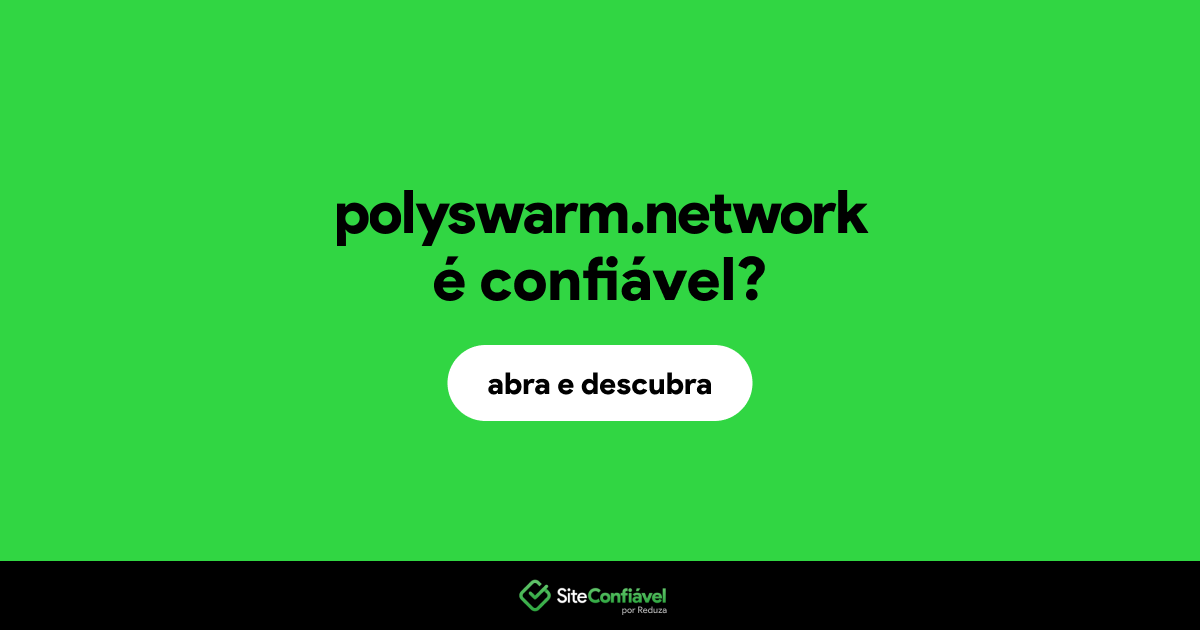 O site polyswarm.network é confiável?