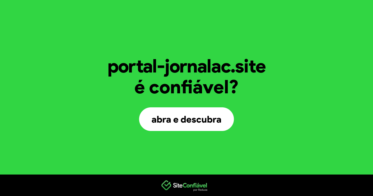 O site portal-jornalac.site é confiável?