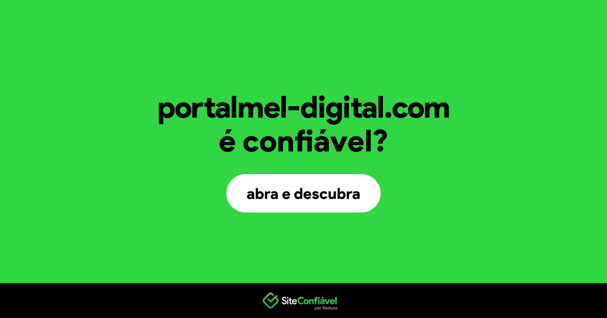 O site portalmel-digital.com é confiável?