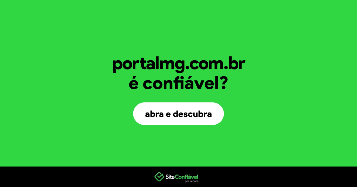 O site portalmg.com.br é confiável?
