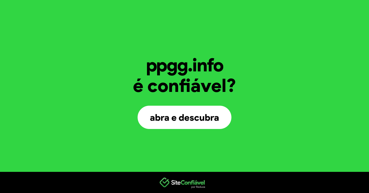 O site ppgg.info é confiável?
