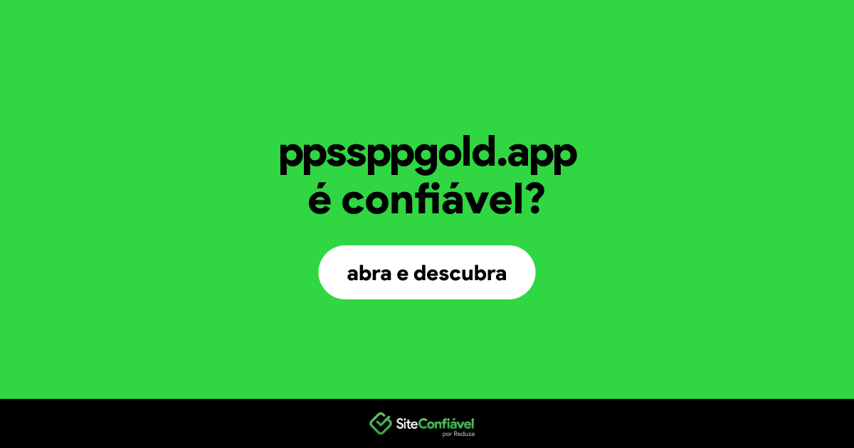 O site ppssppgold.app é confiável?