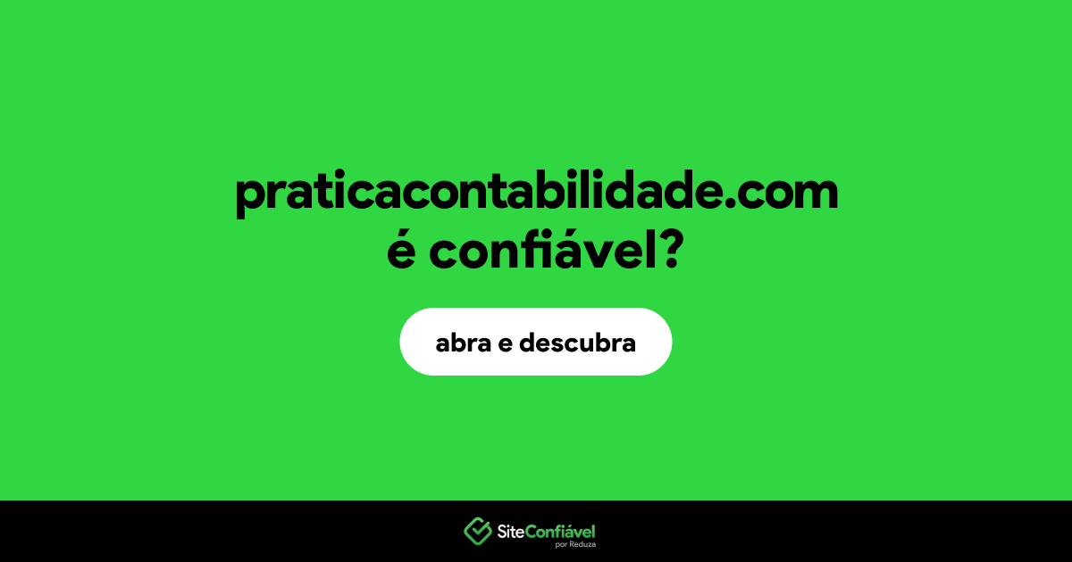 O site praticacontabilidade.com é confiável?