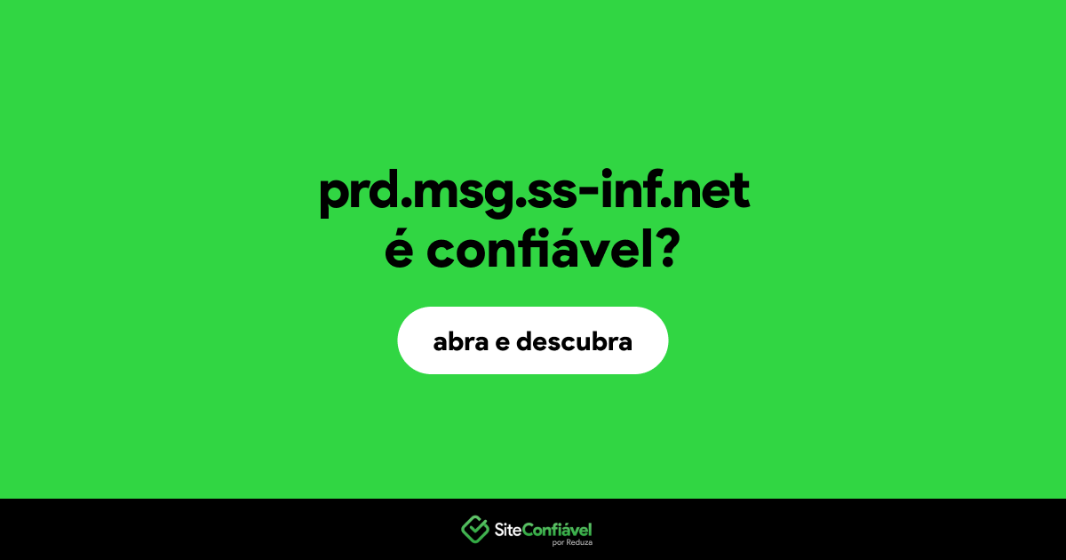 O site prd.msg.ss-inf.net é confiável?